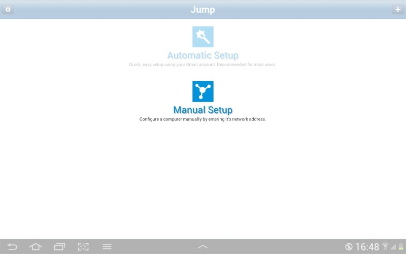 Jump desktop tablet